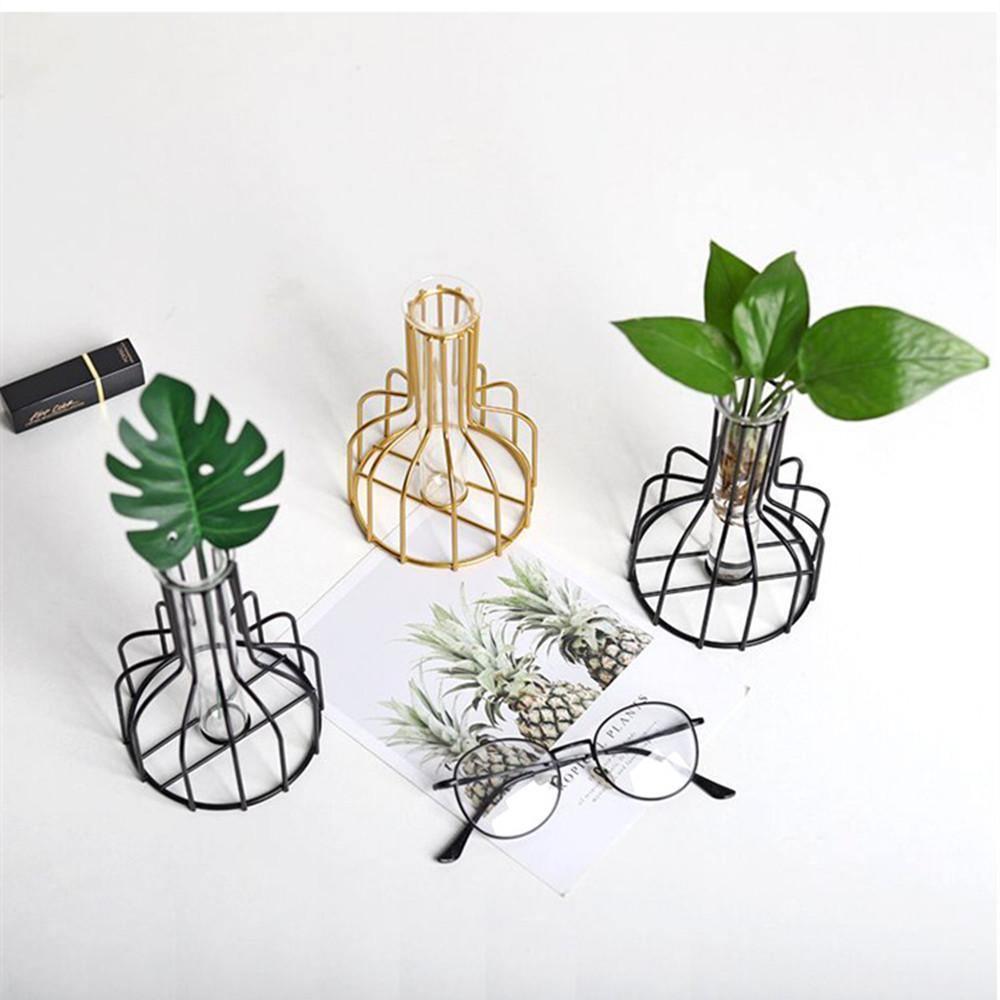 Vase with Test Tube and Iron Stand