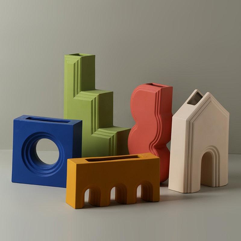 Dune Ceramic Accent Vase