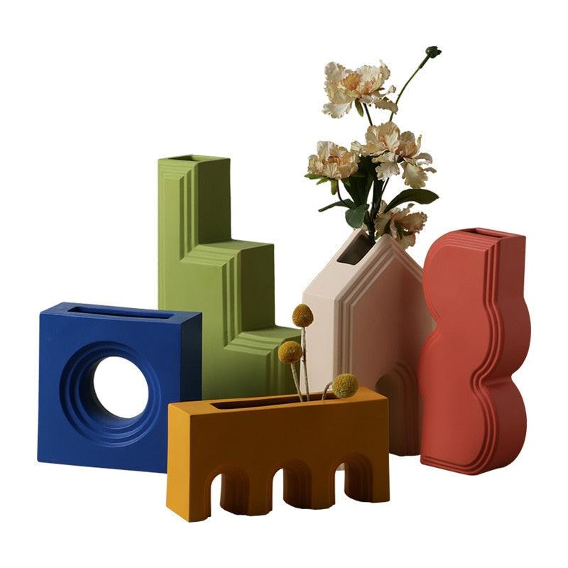Dune Ceramic Accent Vase
