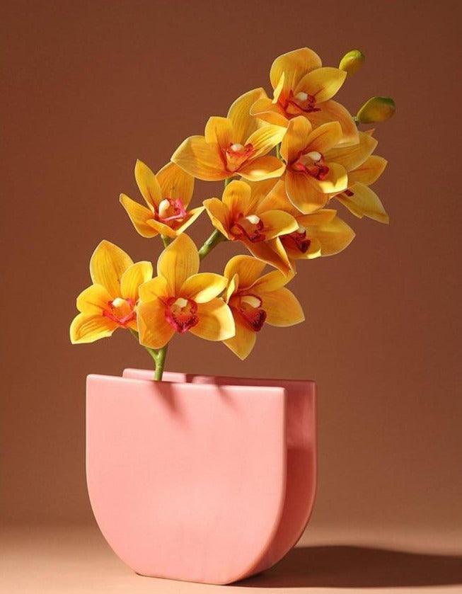 Rose & Lavender Geometric Ceramic Containers