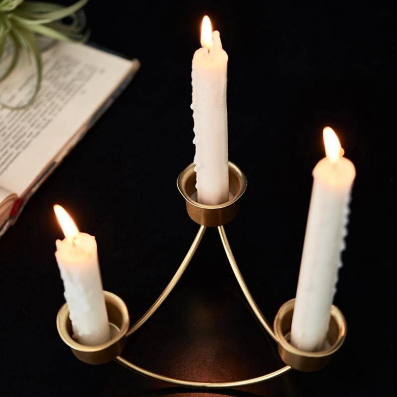Mondrian Metal Taper Candle Holders and Candelabras