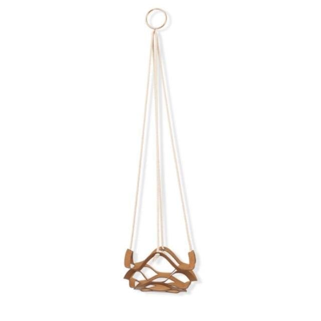 Plant Hanger made with Vegan Leather and Rope