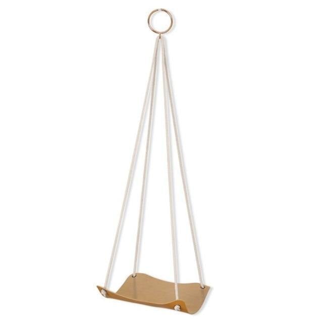 Plant Hanger made with Vegan Leather and Rope