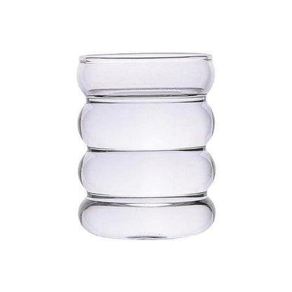 Vibrant Bubble Glass Beverage Cups