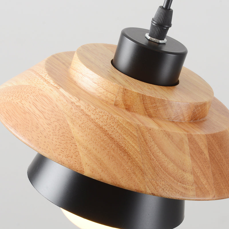 Plafonnier Rustique en Bois