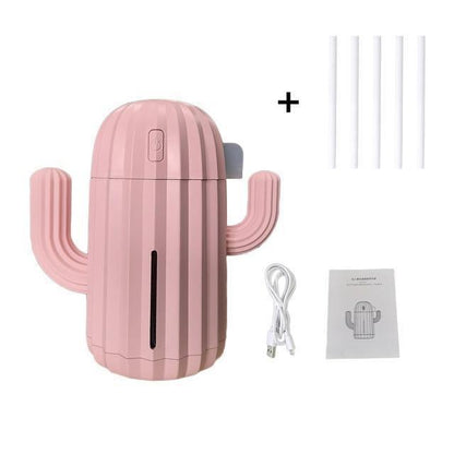 Compact Cactus LED USB Humidifier