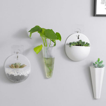 Angular Suspended Wall Planter
