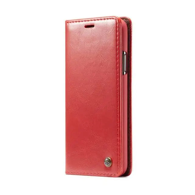 Fitted Leather iPhone 12 Case with Raised Edges & Camera Protection for Daily Use