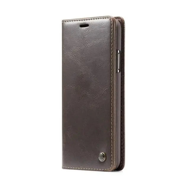 Fitted Leather iPhone 12 Case with Raised Edges & Camera Protection for Daily Use