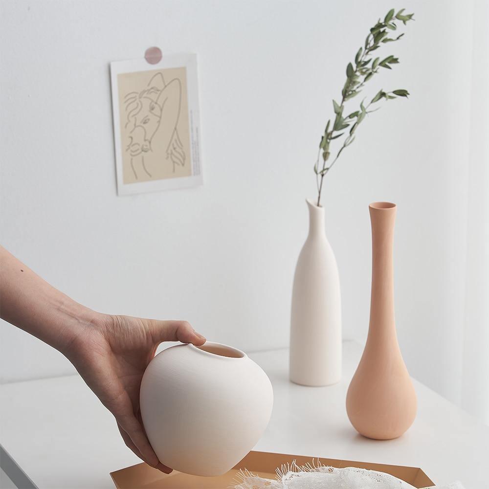 Neutral Ceramic Vases