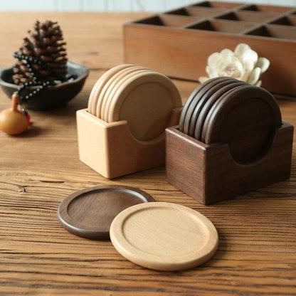 Wooden Coasters 6-Pack