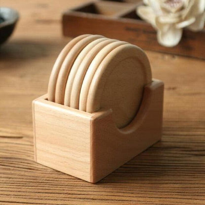 Wooden Coasters 6-Pack