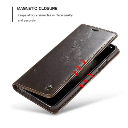 Fitted Leather-Look iPhone 13 Case – Edge & Camera Protection, Precise Button Access – Works with iPhone 13, 13 Pro & 13 Pro Max