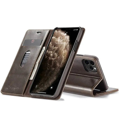 Fitted Leather-Look iPhone 13 Case – Edge & Camera Protection, Precise Button Access – Works with iPhone 13, 13 Pro & 13 Pro Max