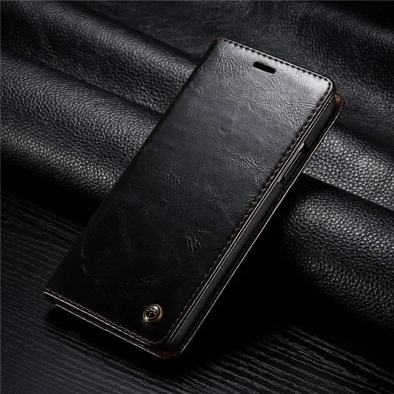 Fitted Leather-Look iPhone 13 Case – Edge & Camera Protection, Precise Button Access – Works with iPhone 13, 13 Pro & 13 Pro Max