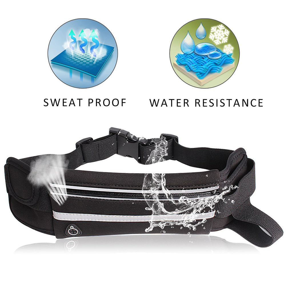 Équipement actif | Sac banane réglable pour sports de plein air avec maintien sécurisé | Compagnon polyvalent pour toutes les activités