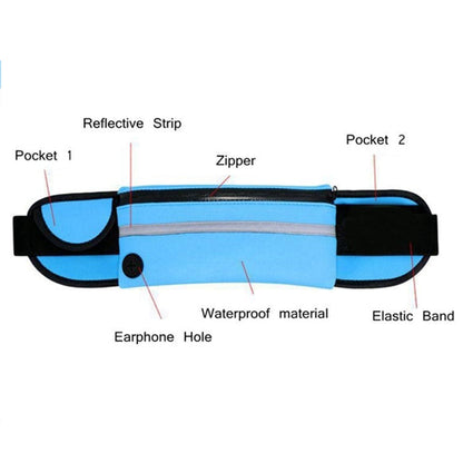 Équipement actif | Sac banane réglable pour sports de plein air avec maintien sécurisé | Compagnon polyvalent pour toutes les activités