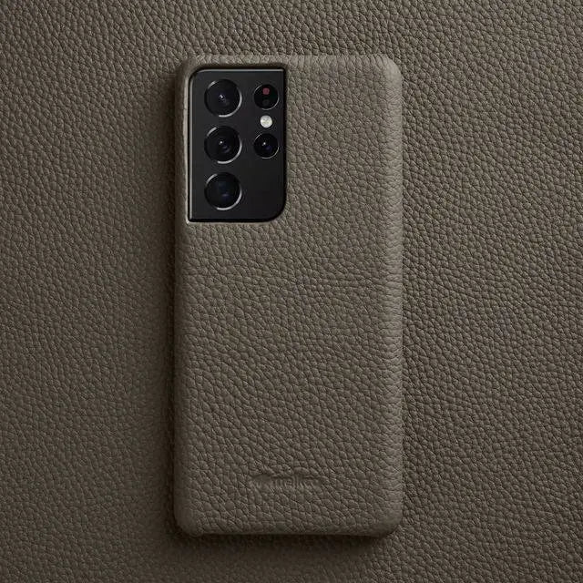 Leather Wallet Phone Case for Samsung Galaxy S22 Ultra S21 S20 Plus – Built-In Card Slots & Full Button Access
