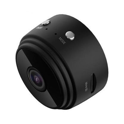 Wireless Mini Security Camera HD 1080P Indoor Home Monitoring System with Night Vision 150-Degree Wide Angle View Rechargeable WiFi Surveill