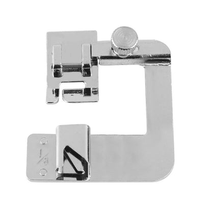Metal Rolled Hem Foot Set for Sewing Machines – 3 Sizes 0.5", 0.7", 1.0" – Universal Attachment for Clean Edge Finishes on Clothing Curtains