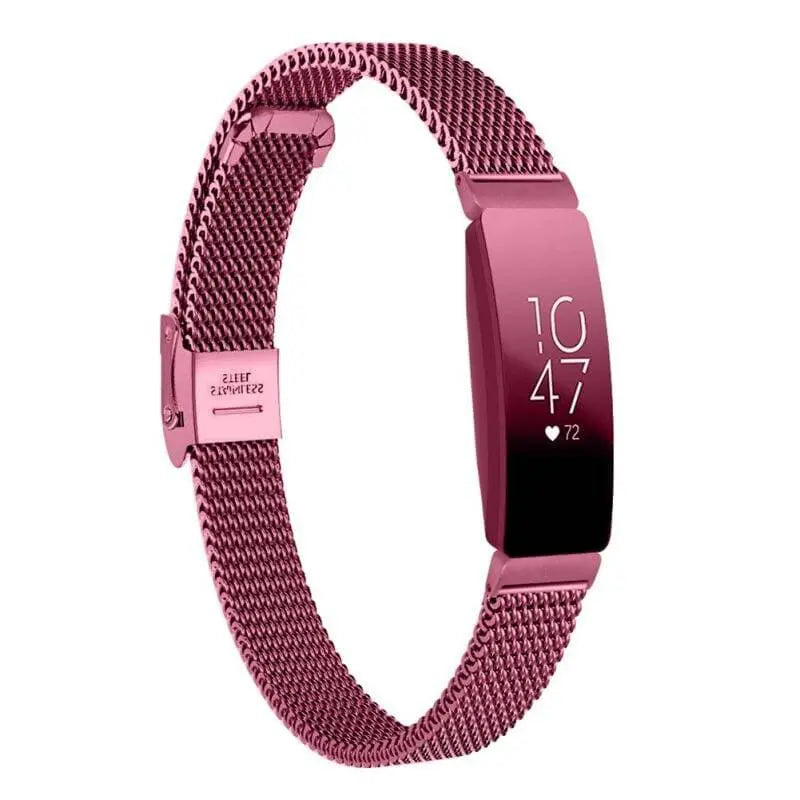 Wrist Strap for Fitbit Inspire HR – Stainless Steel Mesh Loop Replacement Band
