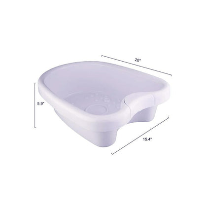 Foot Spa Soaking Basin Tub 3.2 Gallon Capacity with Ergonomic Handles ABS Plastic for Home Pedicure Salon Soak Bath