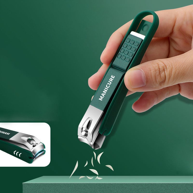Nail Care Essentials | Nail Clipper Set with Anti-Splash Design | Ergonomic Tools for Safe and Efficient Grooming