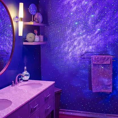Galaxy Nebula Light Projector with Remote Control for Bedrooms, Living Rooms & Ceilings – Multicolor LED Night Light