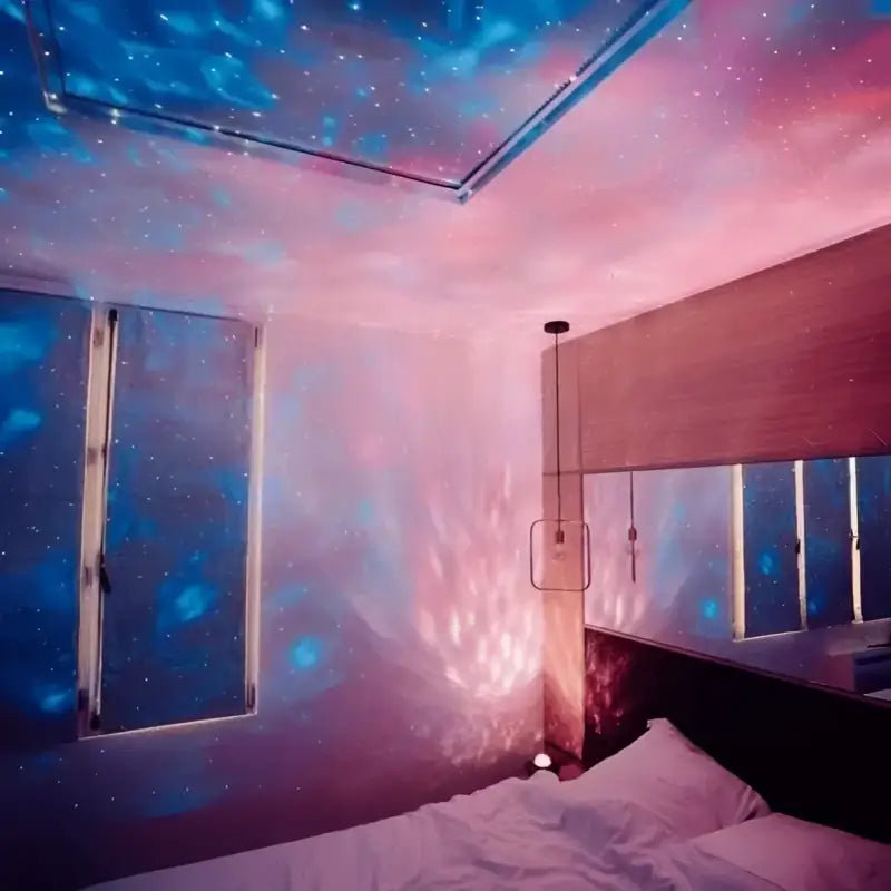 Galaxy Nebula Light Projector with Remote Control for Bedrooms, Living Rooms & Ceilings – Multicolor LED Night Light