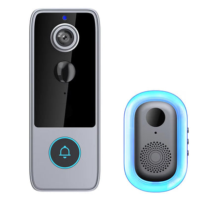 Smart Wireless Video Doorbell with HD Camera, Two-Way Talk & Motion Alerts – No Monthly Fees, Weather Resistant, Night Vision for Front