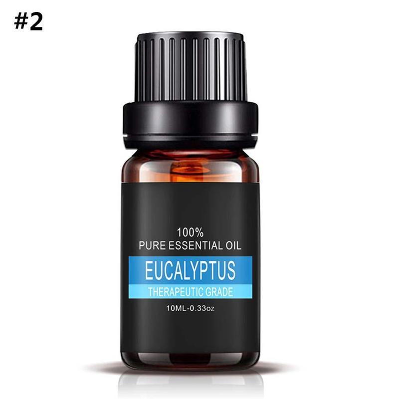 Aromatherapy Essential Oil Set – 100% Pure Plant Extracts for Diffusers, Massage & Relaxation – 0.34 fl oz Bottles