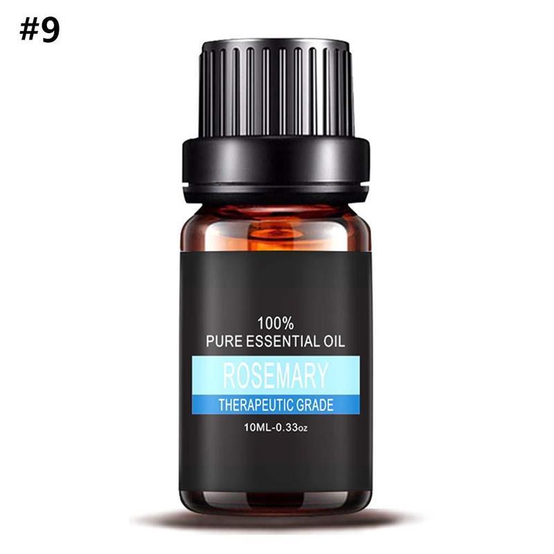Aromatherapy Essential Oil Set – 100% Pure Plant Extracts for Diffusers, Massage & Relaxation – 0.34 fl oz Bottles