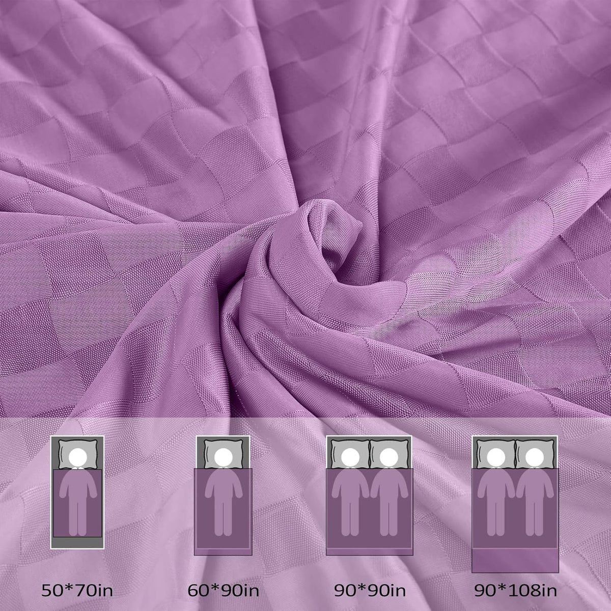 ChillEase | Couverture rafraîchissante pour dormeurs ayant chaud, dotée de la technologie Arc-Chill | Douce et respirante pour un confort tout au long de l'année