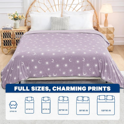 Confort douillet | Couverture rafraîchissante en tissu double face | Couverture d'été légère pour les dormeurs ayant chaud et les voyages