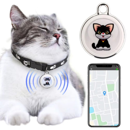Bluetooth Cat Locator Tag with GPS Positioning and Sound Alert for Indoor & Outdoor Felines