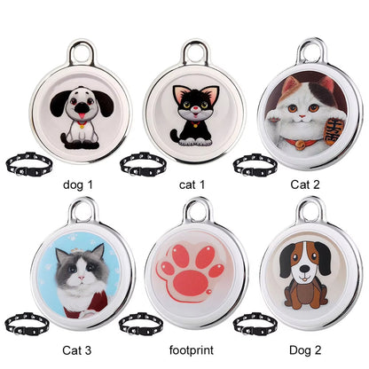 Bluetooth Cat Locator Tag with GPS Positioning and Sound Alert for Indoor & Outdoor Felines