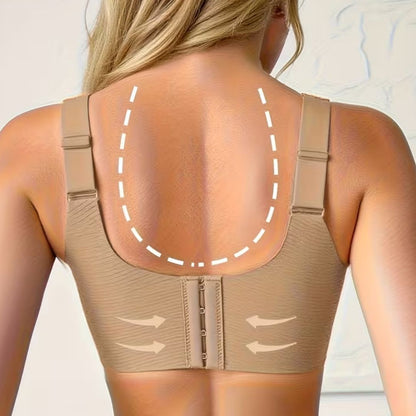 Wireless Push-Up Bra with Removable Padding for Women - Comfort Lift Everyday V-Neck Shaping Bralette for Active & Casual Wear
