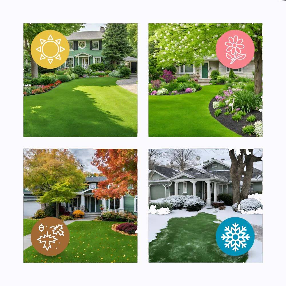 Biodegradable Lawn Repair Mat with Pre-Seeded Grass & Fertilizer for Bare Spots, Patchy Yards, Garden Restoration