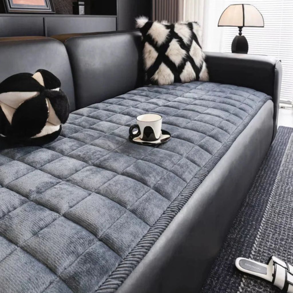 Protège-canapé – Jeté de meuble antidérapant pour chiens et chats – Housse de protection en microfibre
