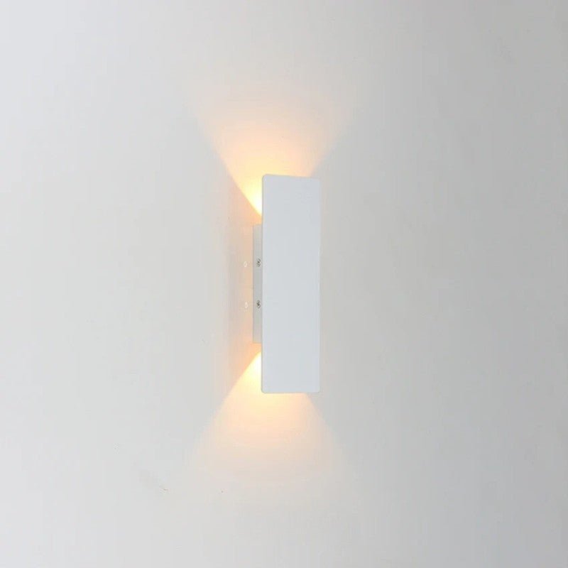 Applique murale LED d'extérieur en aluminium, luminaire étanche haut et bas pour patio, jardin, entrée, éclairage extérieur moderne, 2W-24W