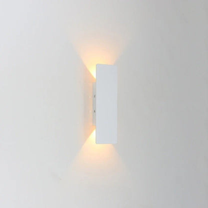 Applique murale LED d'extérieur en aluminium, luminaire étanche haut et bas pour patio, jardin, entrée, éclairage extérieur moderne, 2W-24W