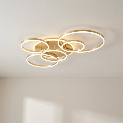 Modern Multi-Light Ceiling Pendant – Adjustable Height LED Chandelier for Dining Room, Bedroom, Reading Nook – Iron & Aluminum Fixture
