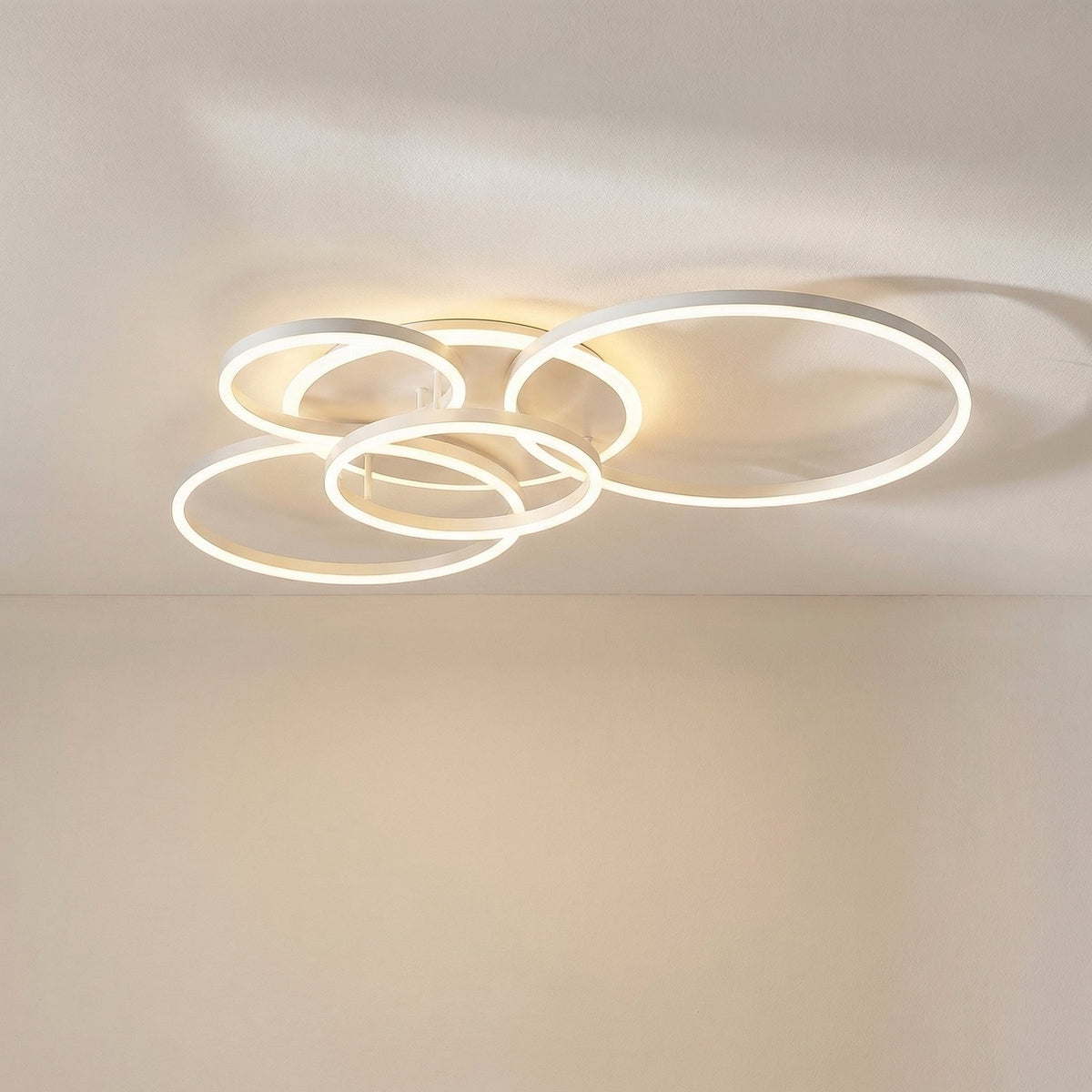Modern Multi-Light Ceiling Pendant – Adjustable Height LED Chandelier for Dining Room, Bedroom, Reading Nook – Iron & Aluminum Fixture