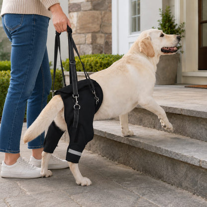 Ortekor Help Your Senior Dog Climb Stairs, Get in the Car & Walk with Rear-Leg Support