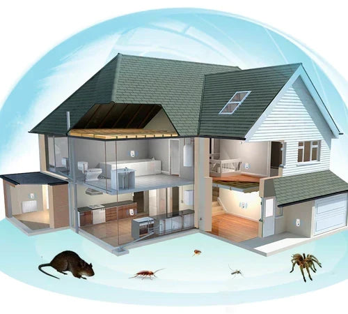Répulsif antiparasitaire à ultrasons à brancher pour souris, rats, insectes et rongeurs, intérieur et extérieur, sans danger pour les enfants et les animaux domestiques, protection de la maison sans produits chimiques