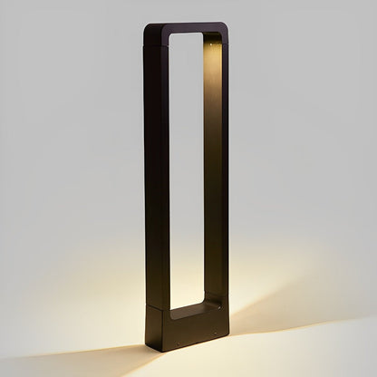 Outdoor Path Light 31 in Tall Aluminum Post Lamp 10W LED Waterproof Black Garden Driveway Walkway Landscape Lighting Fixture Modern Yard Sta