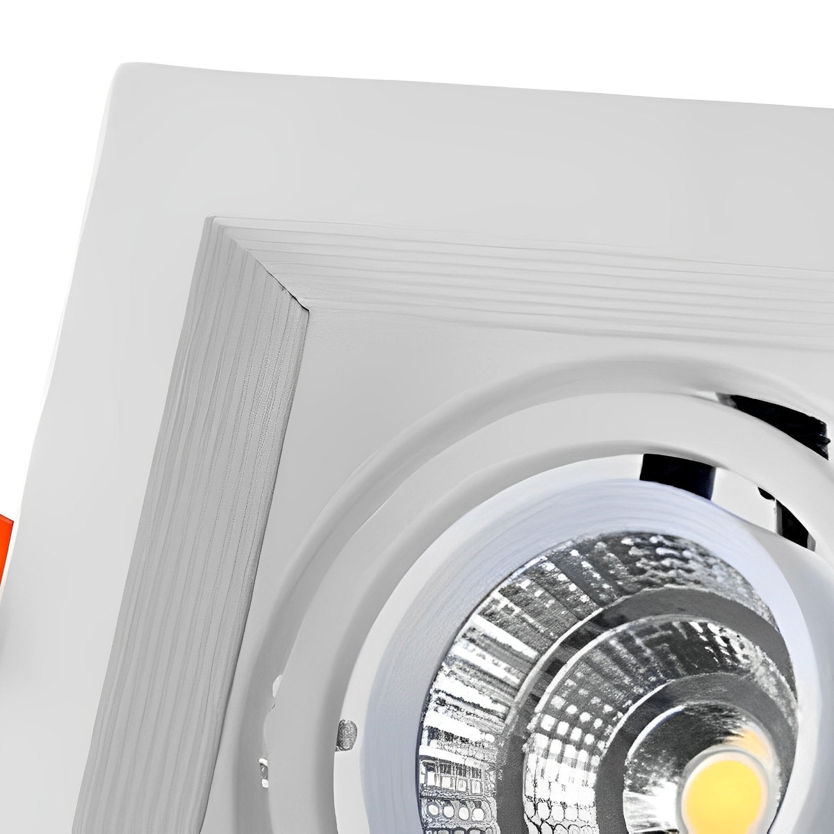 Plafonnier LED encastrable à deux têtes réglables de 9 po, spot directionnel en aluminium avec trois températures de couleur pour cuisine et salon
