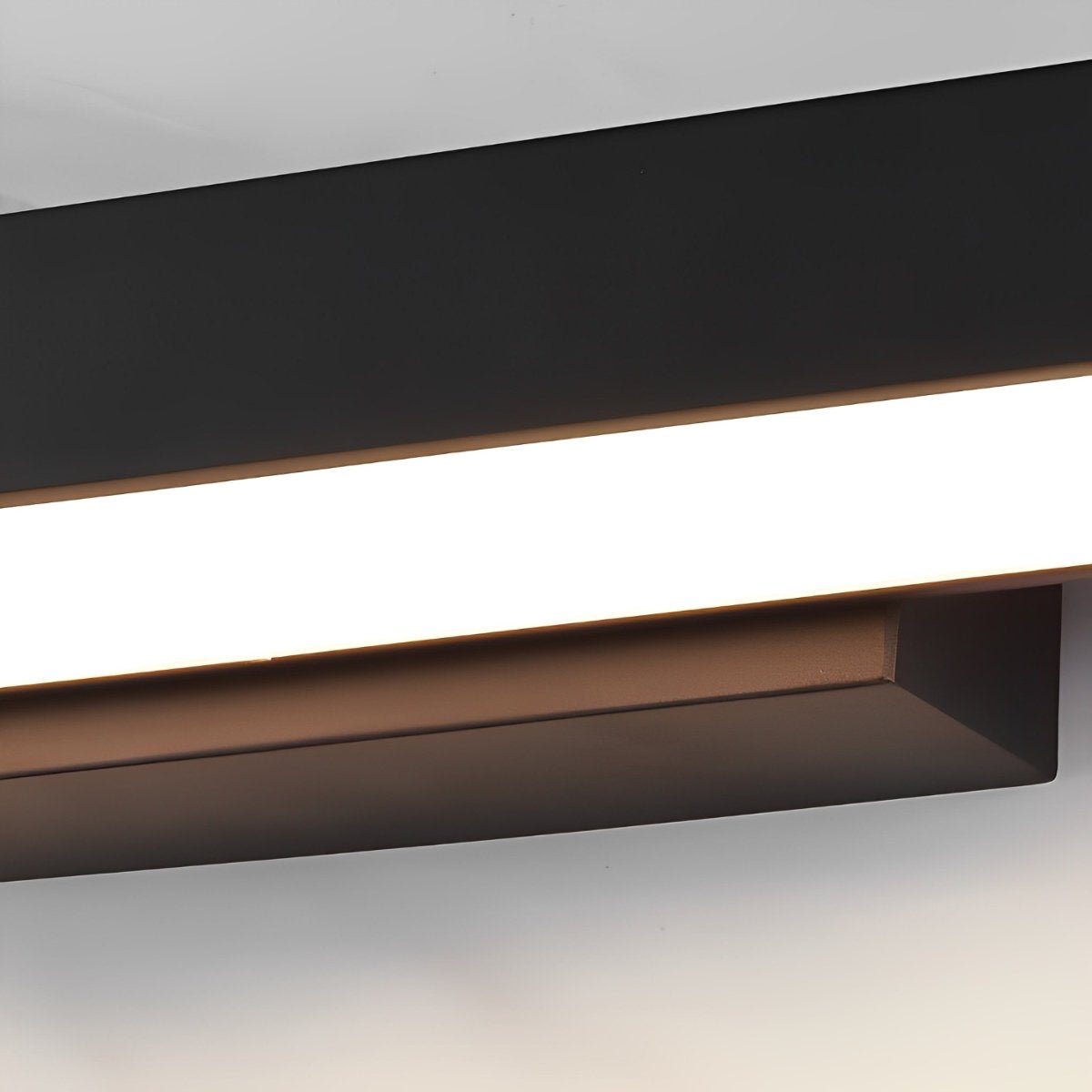 Motion Sensor Outdoor Wall Light Black Stainless Steel LED Sconce for Entrance Porch Doorway Waterproof Modern Exterior Fixture 12.6 in