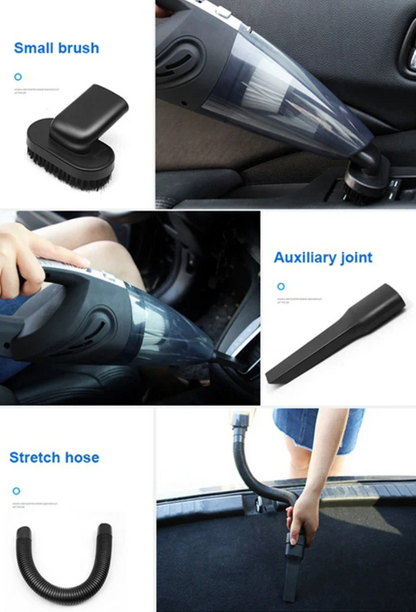 Rechargeable Handheld Vacuum with Cyclonic Suction for Cars, Furniture & Floors – Lightweight Portable Dust Buster for Pet Hair