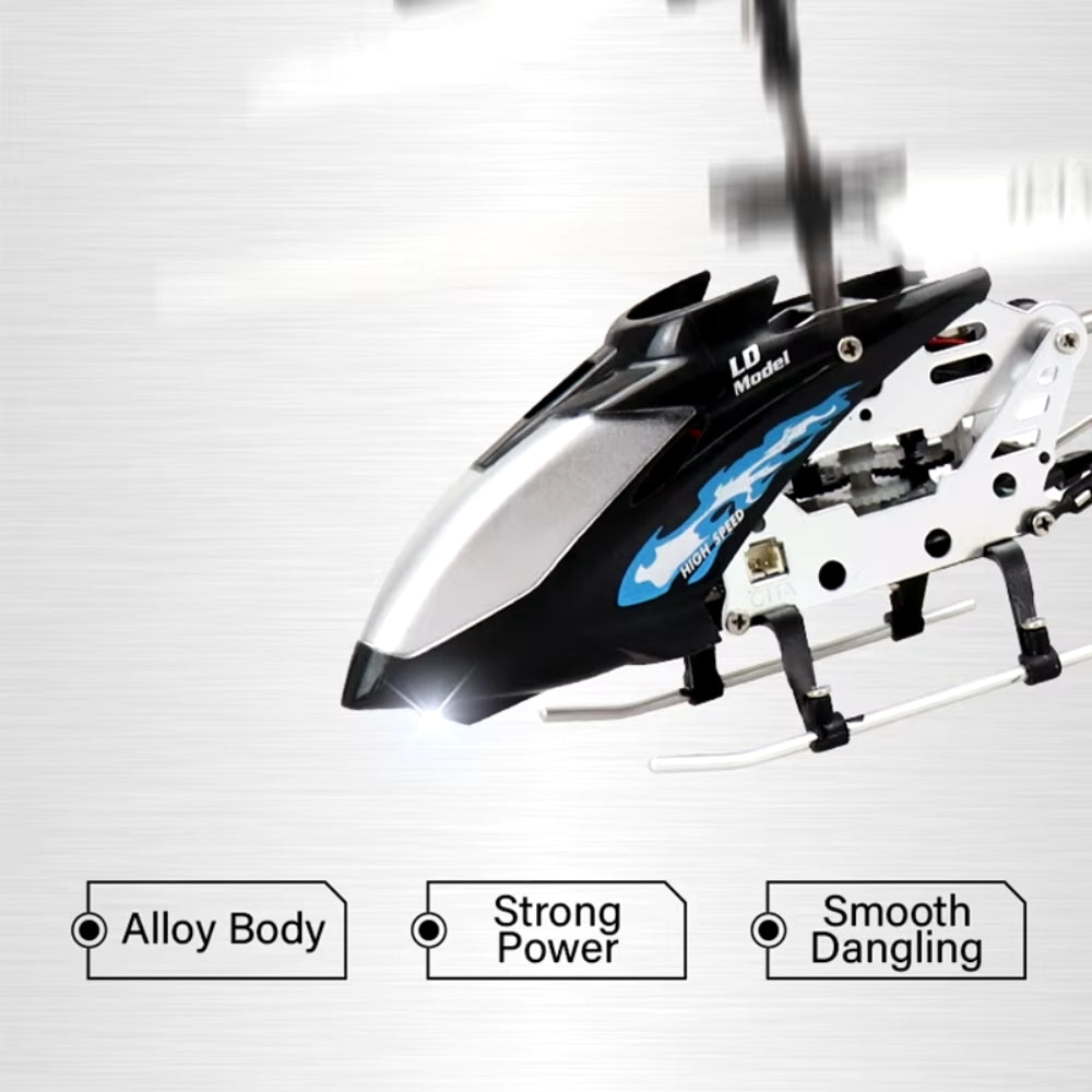 3.5-Channel Indoor RC Helicopter with Gyro Stabilizer – Crash-Resistant Metal Frame for Kids & Adults